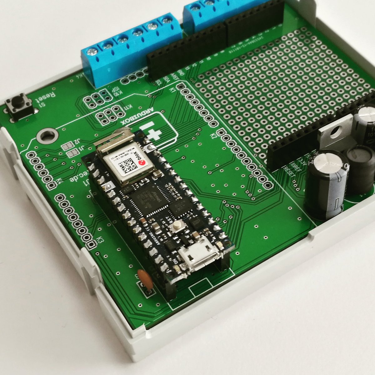 HWHardsoft's tweet image. Arduibox Open 2.x din rail enclosure pcb with stacked Arduino Nano IoT
zihatec.de
#arduinonano33iot #arduibox #arduinonano #arduino #iot #internetofthings #industry40 #dinrailmounting #dinrail #zihatec #enclosure #hutschiene #schaltschrank