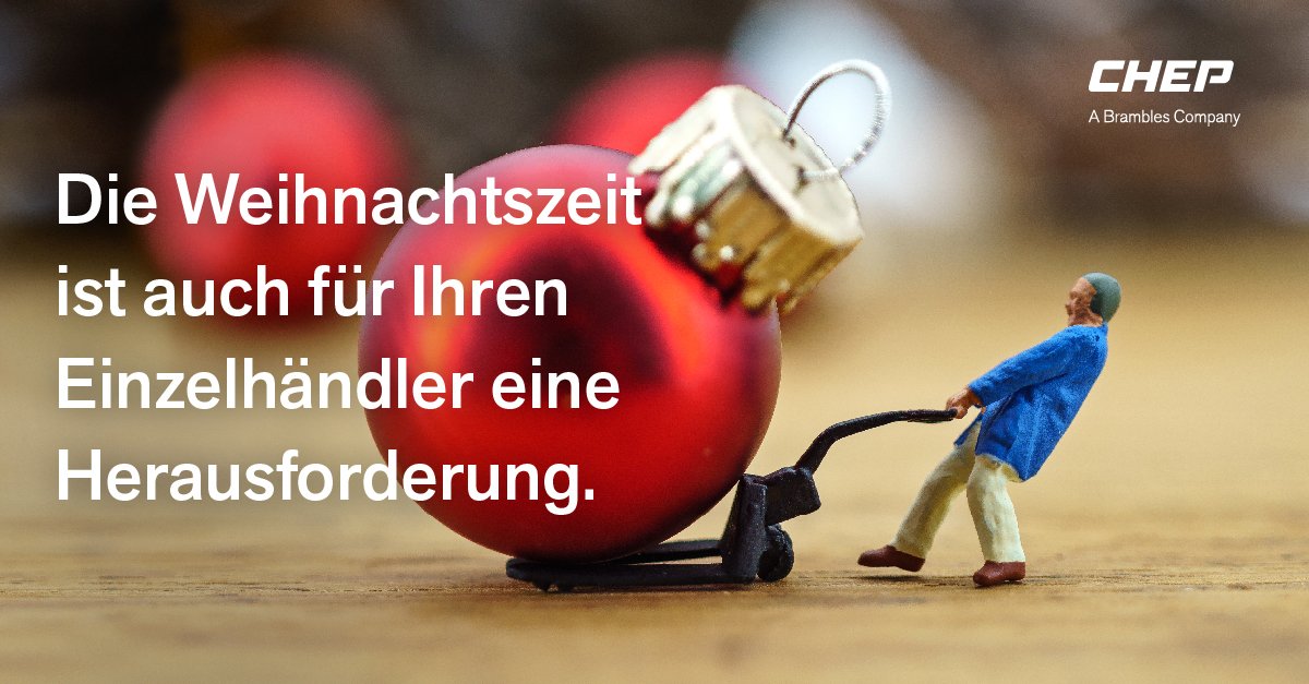 CHEP_AT's tweet photo. Beschleunigen Sie dieses Jahr zu Weihnachten das Aufstellen Ihrer Werbeaktions-Displays und ziehen Sie die Aufmerksamkeit der Käufer auf sich. Finden Sie heraus, wie: https://t.co/iWO4XuoZ0r https://t.co/CFD0dJCceF