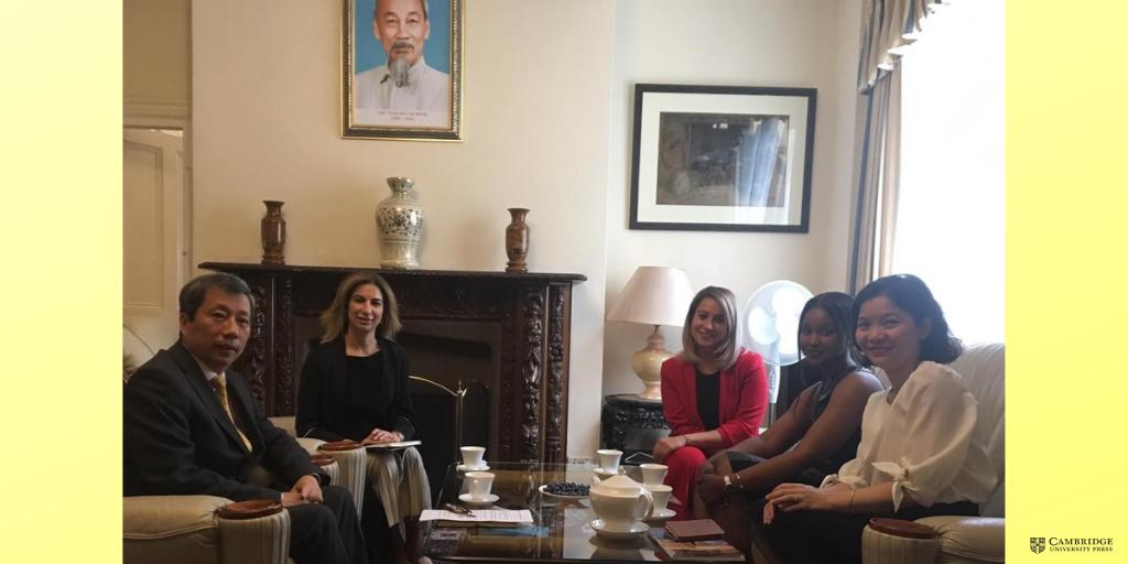 CambridgePfE's tweet photo. Delighted to have met with the Vietnamese Ambassador H.E Tran Ngoc An @MOFAVietNam @ASEAN @UKinVietnam @GarethWardUK to discuss education reforms in Vietnam and the role of education in Vietnam 2035.
#educationreform #Vietnam https://t.co/2MMTVavsPt