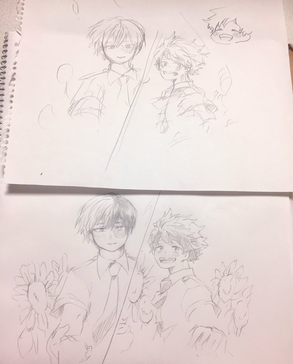 塗る前、下描きの方がいい感じなのでちょっとうp…?死んだ線と色を選んでいる… 