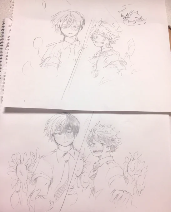 塗る前、下描きの方がいい感じなのでちょっとうp…?死んだ線と色を選んでいる… 
