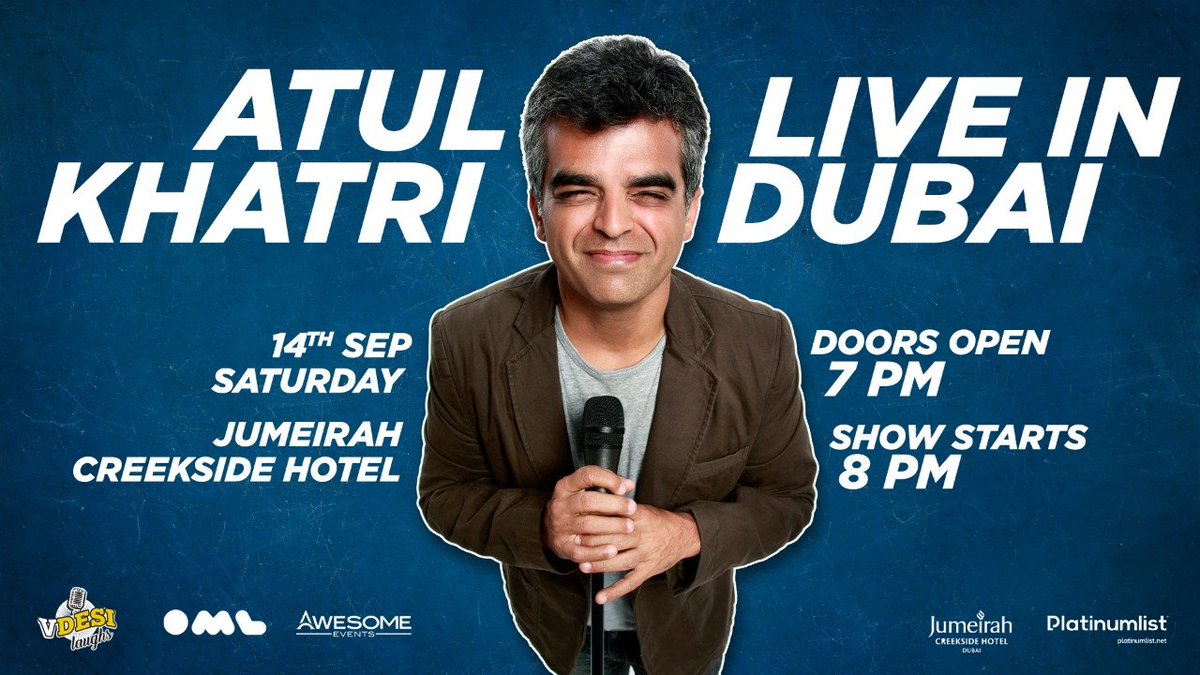 vdesilaughs's tweet photo. The very funny @one_by_two #LiveinDubai &amp; Hosted by @MiqdaadD 

Click here - https://t.co/AaJwzfAq42 https://t.co/JzlqQlwMQ4