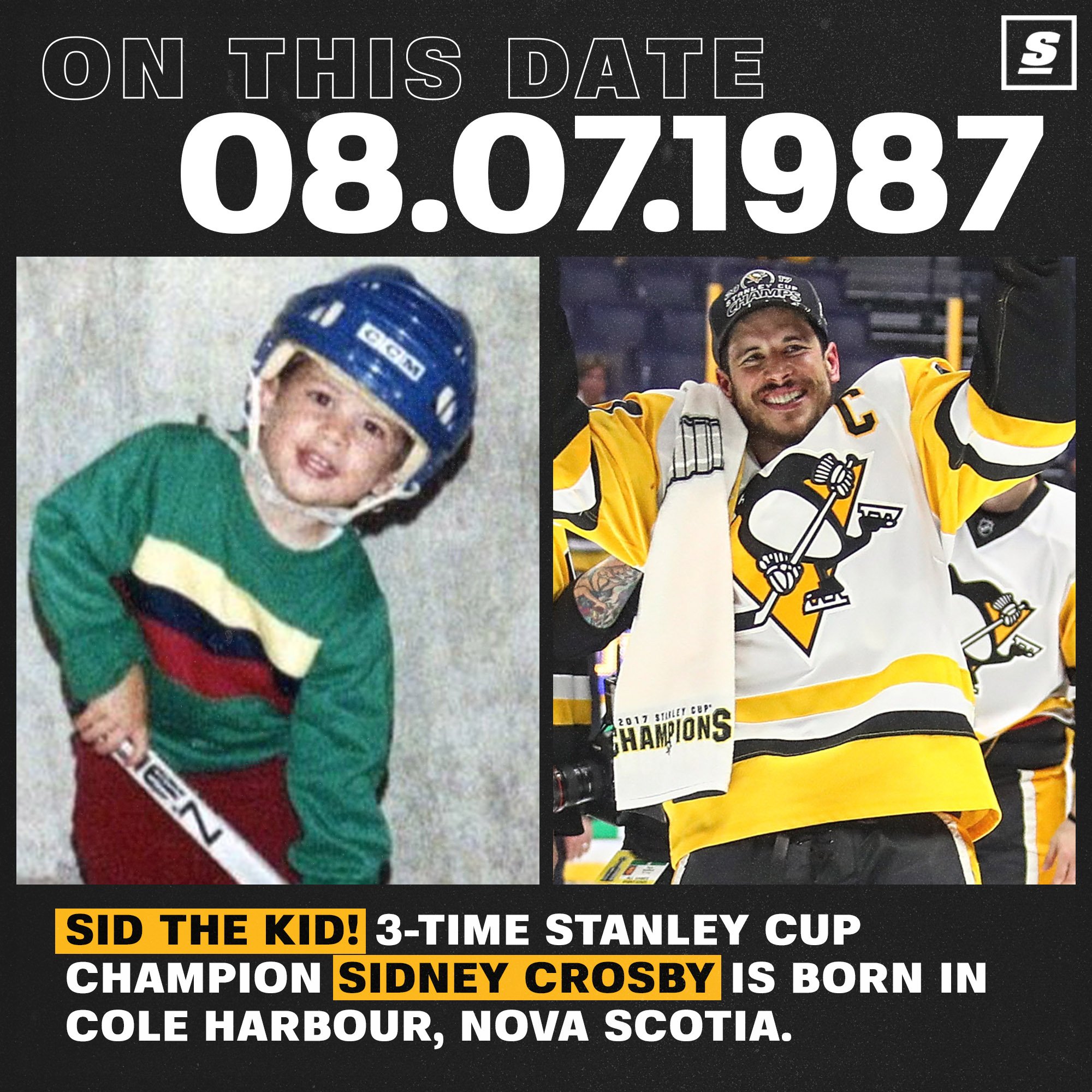 Happy 32nd birthday to Sidney Crosby!     