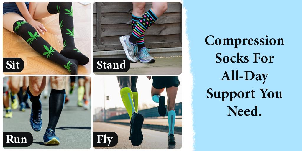 MedicoSocks's tweet photo. Whether you’re a nurse👩‍⚕️, a flight attendant— being in one position for hours is just plain hard on your legs 🦵
But wearing #CompressionSocks 🧦can do a lot to keep your legs healthy.
So, when 🤷‍♂️ would you give a try to these socks??
#healthyleg #happyfeet #soreness https://t.co/3yNvAQ2Ft4
