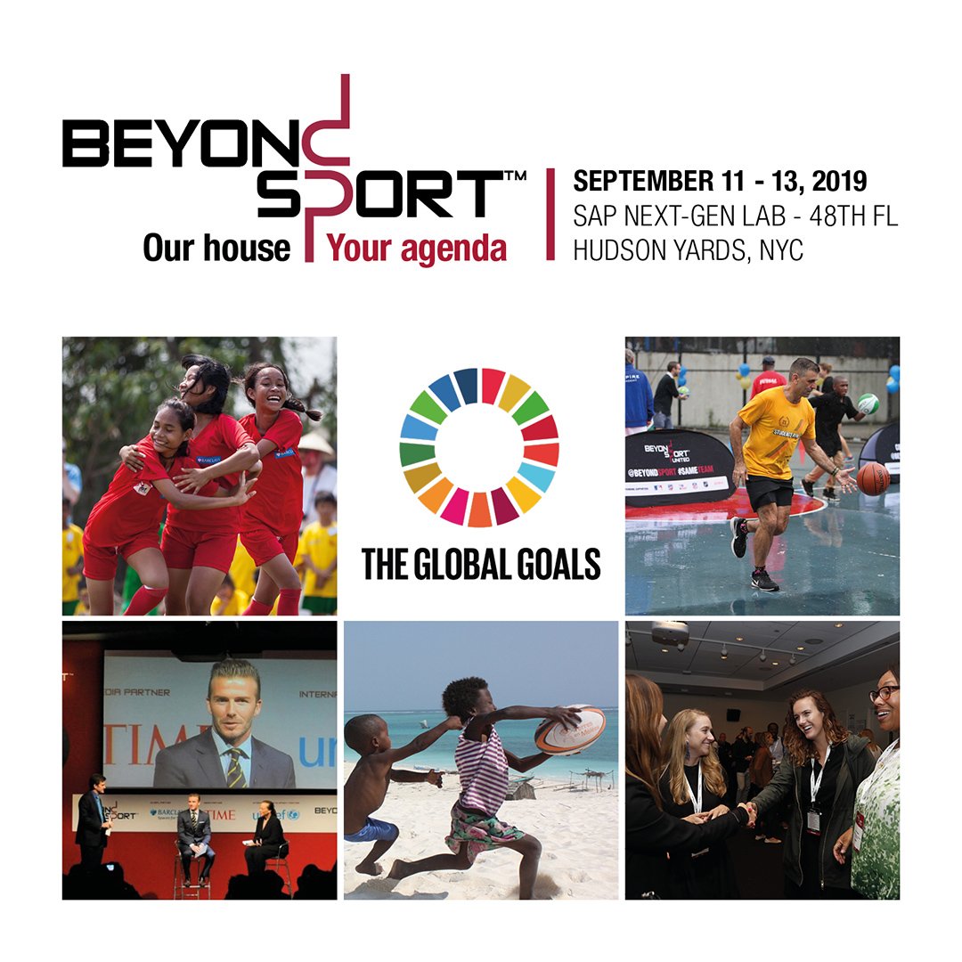 BeyondSport's tweet photo. In 2018, nearly 100% of #BeyondSport United attendees said they made future partner connections &amp; 96% made beneficial biz connections. This plus the chance to drive social change thru sport? What are you waiting for? Register for #BeyondSportHouse today! https://t.co/KGXxFAEA0u https://t.co/bJDJLrN5fX
