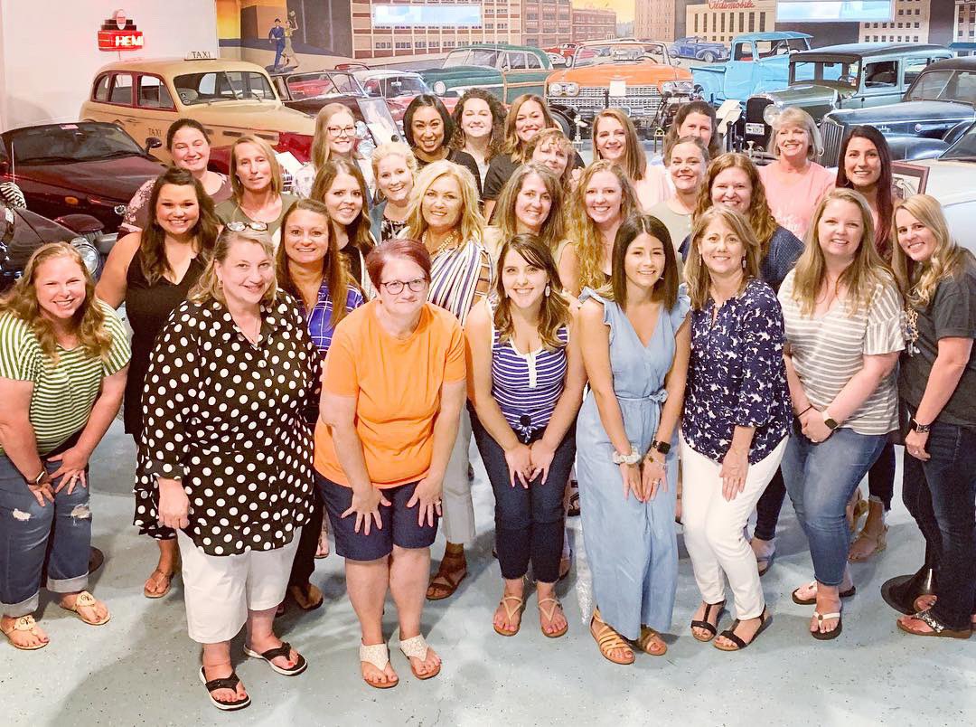 CrockettRoos's tweet photo. Crockett teachers met up tonight for a back-to-school dinner at Vintage Grill and Car Museum. We are so ready to see all our Roos in a few weeks! 💙🦘🖤 https://t.co/bRRNs7WJ9L