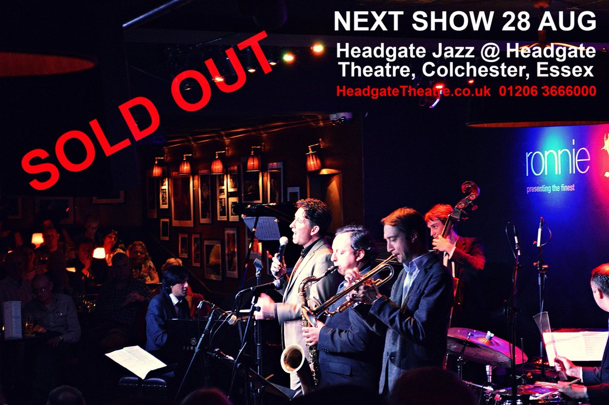 KevFitzsimmons's tweet photo. Sorry, didn't realise 18 Aug @ Ronnie Scotts had sold out a week or two back but you can catch this "The 'In' Crowd: Jazz In The Swinging 60s" show again on 28 AUG @HeadgateJ   @HeadgateTheatre #colchester #essex - book/find out more here: https://t.co/80JuLPMzUr https://t.co/hkNXRQakR7