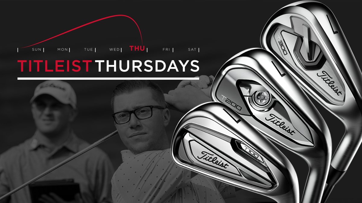 NEW T-Series irons are available at Titleist Thursdays fitting events from tomorrow. Book your free appointment now and be one of the first to experience Max Impact > bit.ly/2RRlUoE #PureTitleist