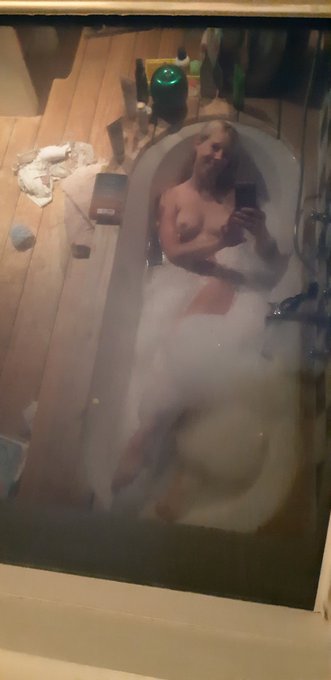 This is how I spent last night. This picture is from the reflection of the window above the bath. I could<a href="/tag/wetwednesday"class="tags"><span>#wetwednesday</span></a>