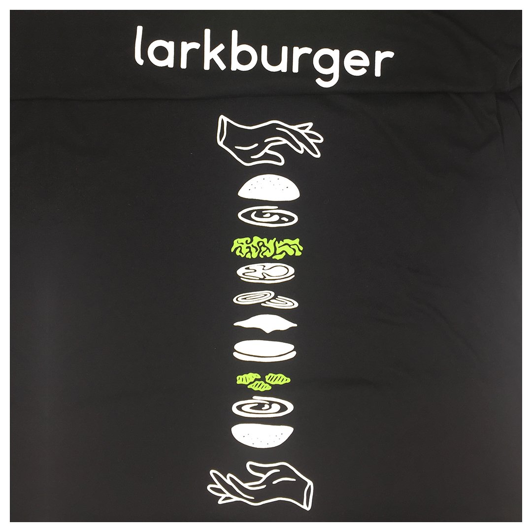GdbyBlueMonday's tweet photo. Burgers for #OutTherePeople? Yep, that's us, @larkburger!
https://t.co/FaqfpRnPDL
•
#GBM
#apparelmarketing
#goodbyebluemonday https://t.co/61DkE5Ddhm
