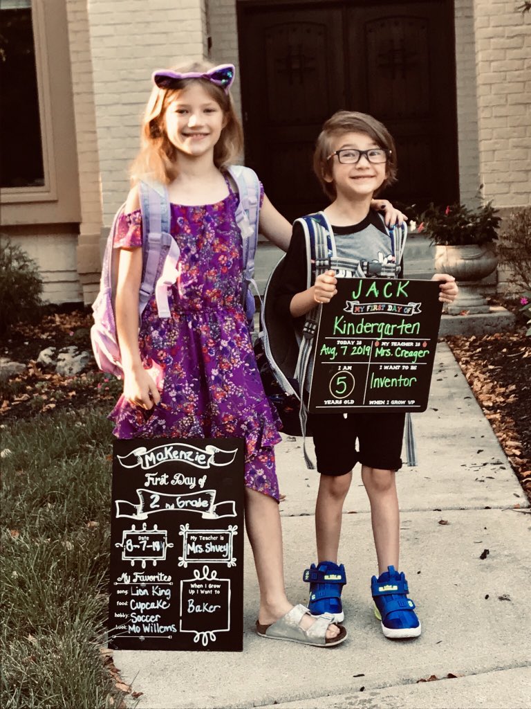 2nd Grade and Kindergarten <a href="/BSEhseIN/">BSE-HSE</a> #HSEFirstDay
