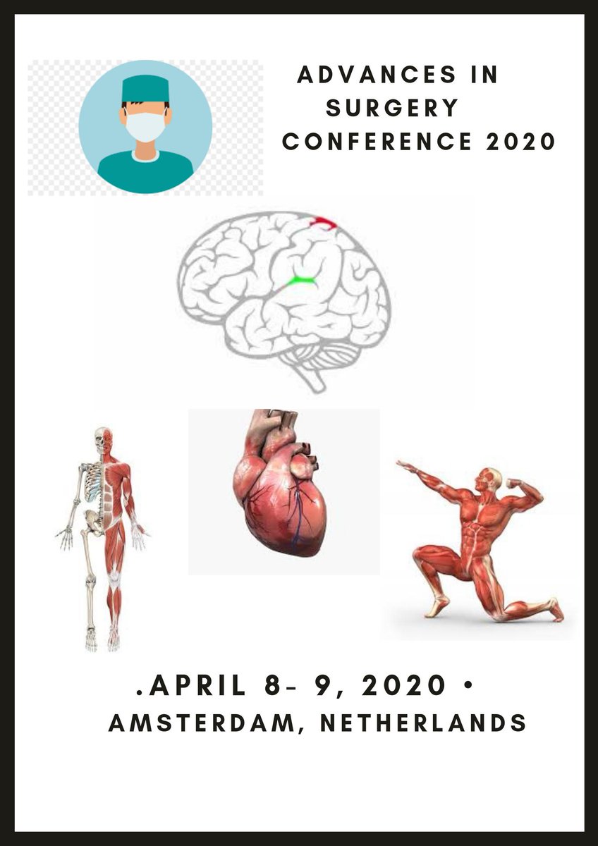 Surgery2020's tweet photo. #International Conference on Advances in Surgery
Explore the world of surgery with latest advancements
https://t.co/Oyam9KrI95 #surgeons #surgery2020 #Physician https://t.co/y7au8gEmeu