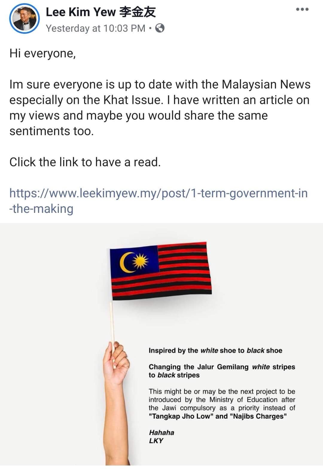 The symbolise malaysian on the stripes flag do what What Does