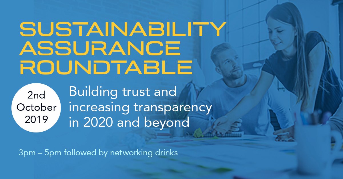 We are hosting a #sustainabilityassurance #roundtable in October. Join us and other sustainability professionals to discuss the #future of #sustainabilityreporting and #assurance. Find out more and register here dnvgl.co.uk/events/join-ou…