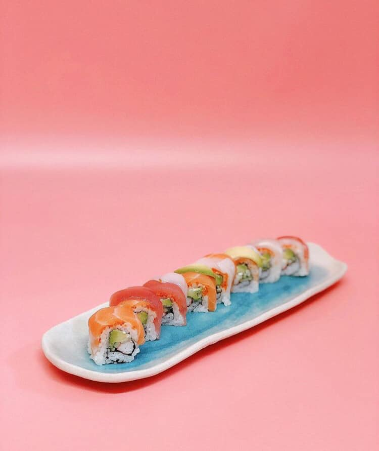 TopTasteUK's tweet photo. #HotTip WOW! Look at these beautiful makis Kampai Sushi Bar creates for the hungry people in Highgate 🍥🍣 Do you agree that they are like art? https://t.co/Bw0prC2hDK