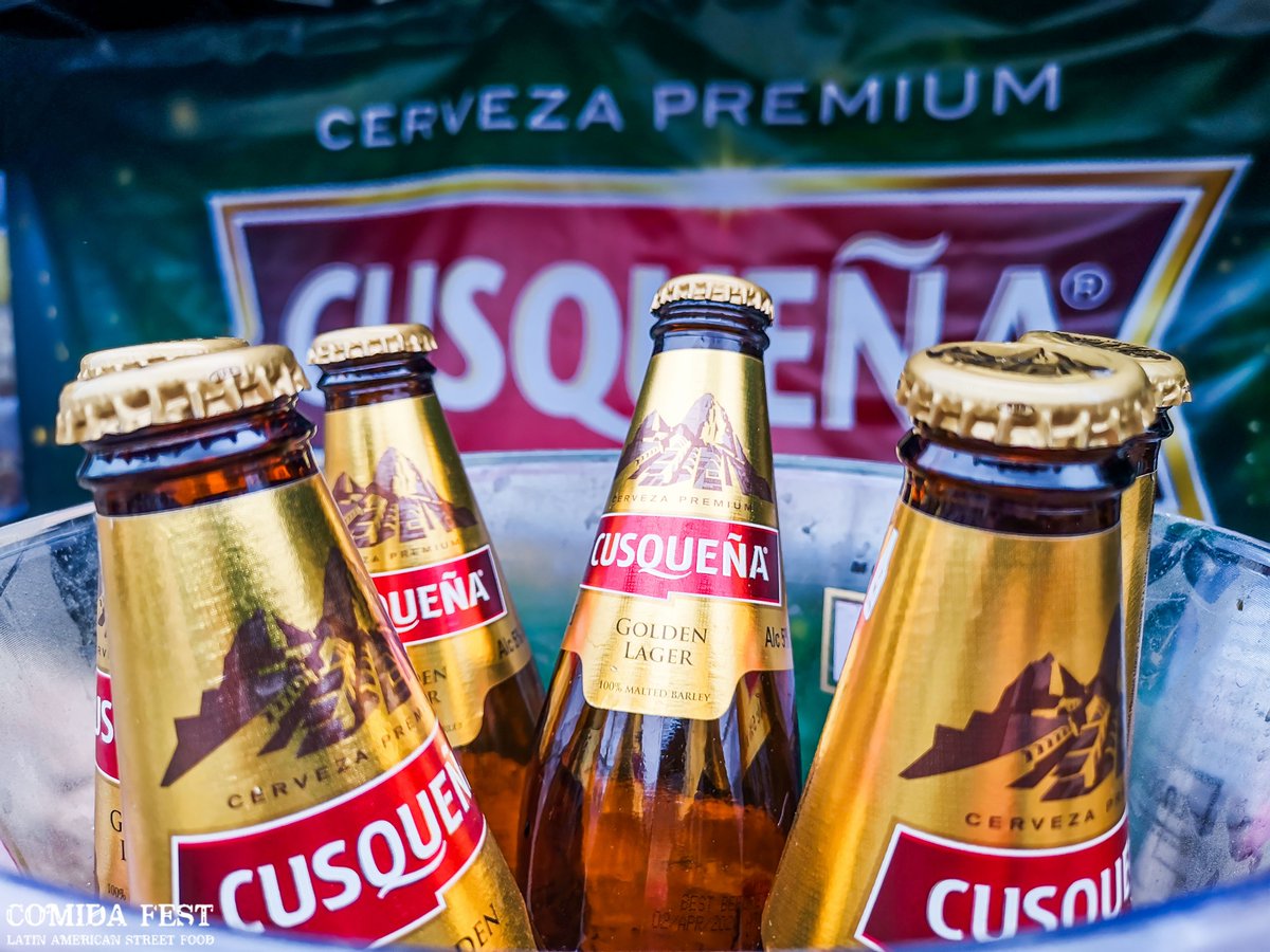 Comida Fest this weekend 🎉 Who’s ready? 🍻 #comidafest #london #cusqueña #WednesdayWisdom