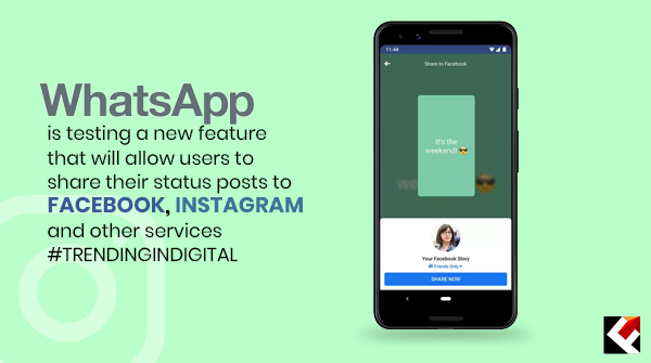 gocommercially's tweet photo. This small step shows, Facebook has started to link whatsapp with Facebook, Instagram and other services
.
.
.
#DigitalMarketing #internetmarketing #onlinemarketing #digitalagency #digitalmarketingagency #fabulousmedia #brands #trendingindigital #whatsapp #facebook #instagram https://t.co/ILRx9zjNnn