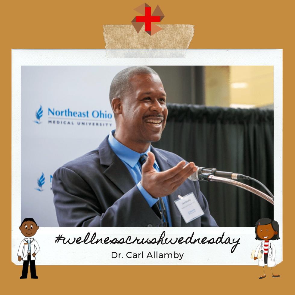 WeAreHUED's tweet photo. This week's #WCW goes out to Dr. Carl Allamby, the former Cleveland auto mechanic who changed career paths at age 47 to become a medical physician. What an inspiration to never give up on your dreams! #wearehued https://t.co/rjZJBdxEKc