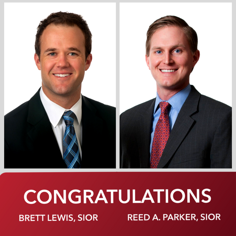 Congratulations to Brett Lewis and Reed Parker for receiving their Society of Industrial and Office Realtors (SIOR) designation! Did you know over 80% of principals at Lee &amp; Associates hold this designation? #LeeAssociates  #SIOR #CRE #CommercialRealEstate