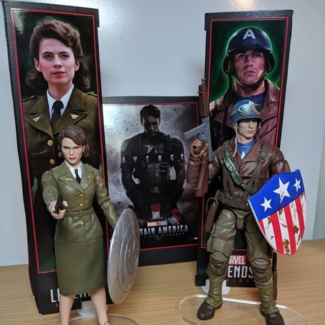 Marvel Legands Captain America and Peggy Carter Figure Set