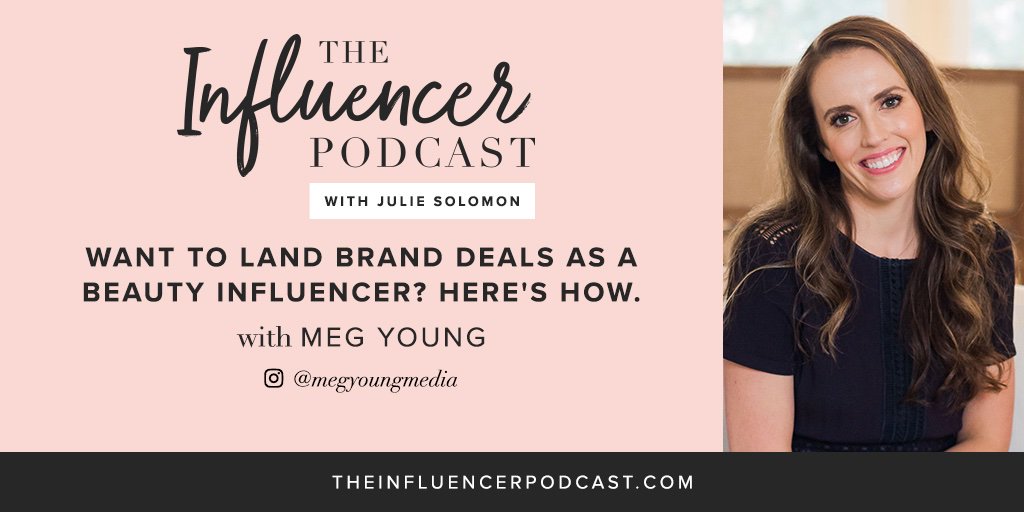 JulsSolomon's tweet photo. Calling all beauty influencers! You won’t want to miss what #MegYoung has to say about landing long-term relationships and exciting campaigns with beauty brands in 2019. Tune in to today’s episode of the #theinfluencerpodcast now at: https://t.co/P8A8HfWF0q https://t.co/ldrGCVoJJR