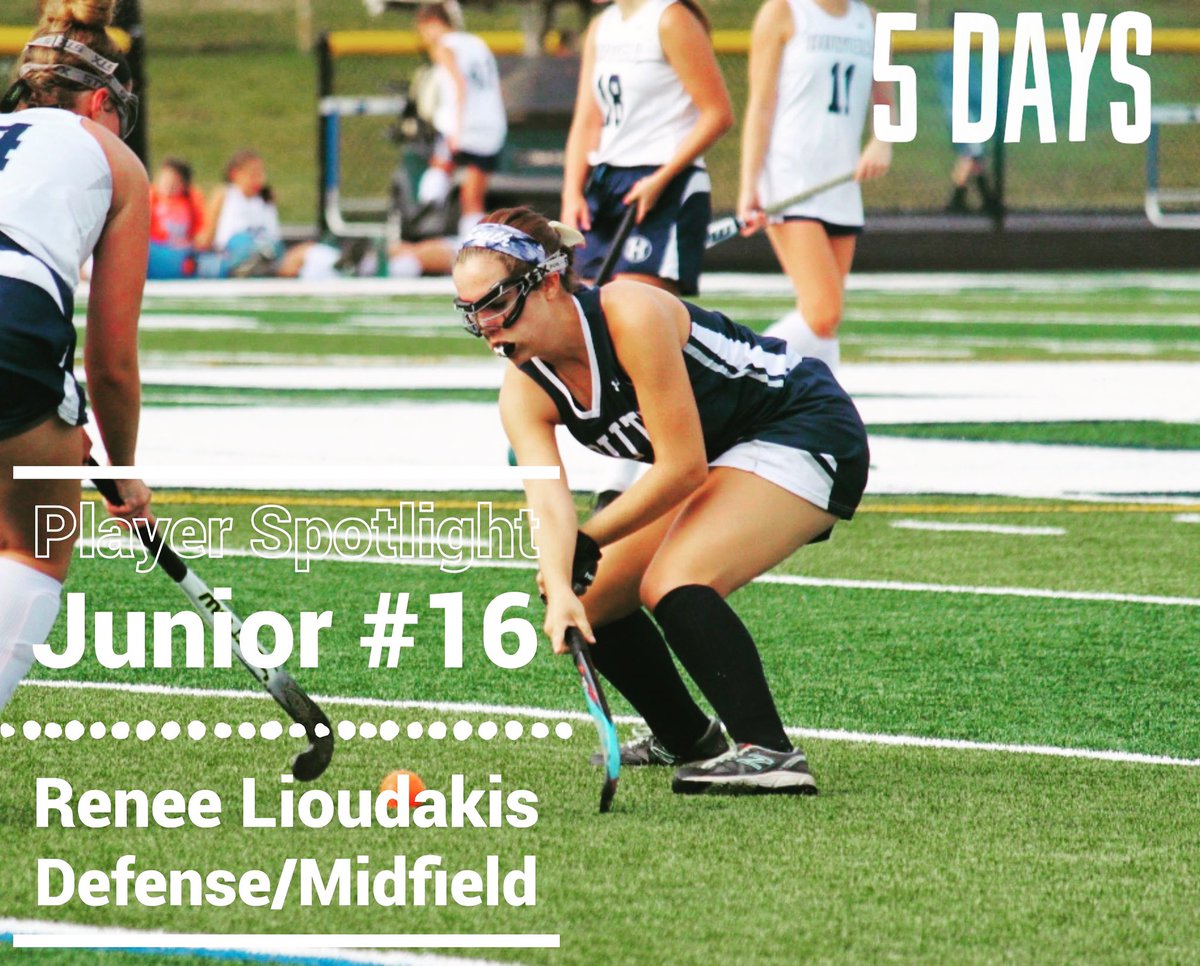 MHSS_Hickman's tweet photo. 5️⃣ DAYS! @MHSSFieldHockey 
.
.
.
⬇️ Captain Junior #16 Renee Lioudakis 🔥 returns as a 3 year varsity starter with 1 goal and 1 assist. She’s a composed but dangerous player and the backbone of the defense 👊🏼🏑💙 https://t.co/9yQVyaV8OF