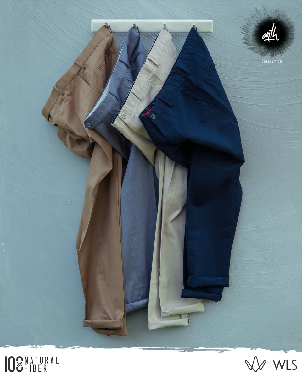 NaturallyWLS's tweet photo. Tailored to perfection, these crisp trousers add a hint of sophistication to your evening wear attire. Step into a world of charisma and charm with the Arth Collection by WLS. #LiveNatural https://t.co/VxZsEgCkXV