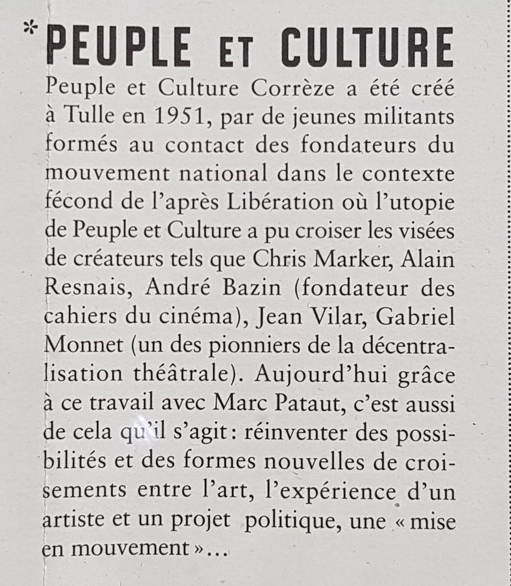 alcudina's tweet photo. Marc Pataut, art et politique au @jeudepaume #Paris avec Peuple et culture. #MarcPataut #PeupleetCulture https://t.co/z6WxbNfjL4