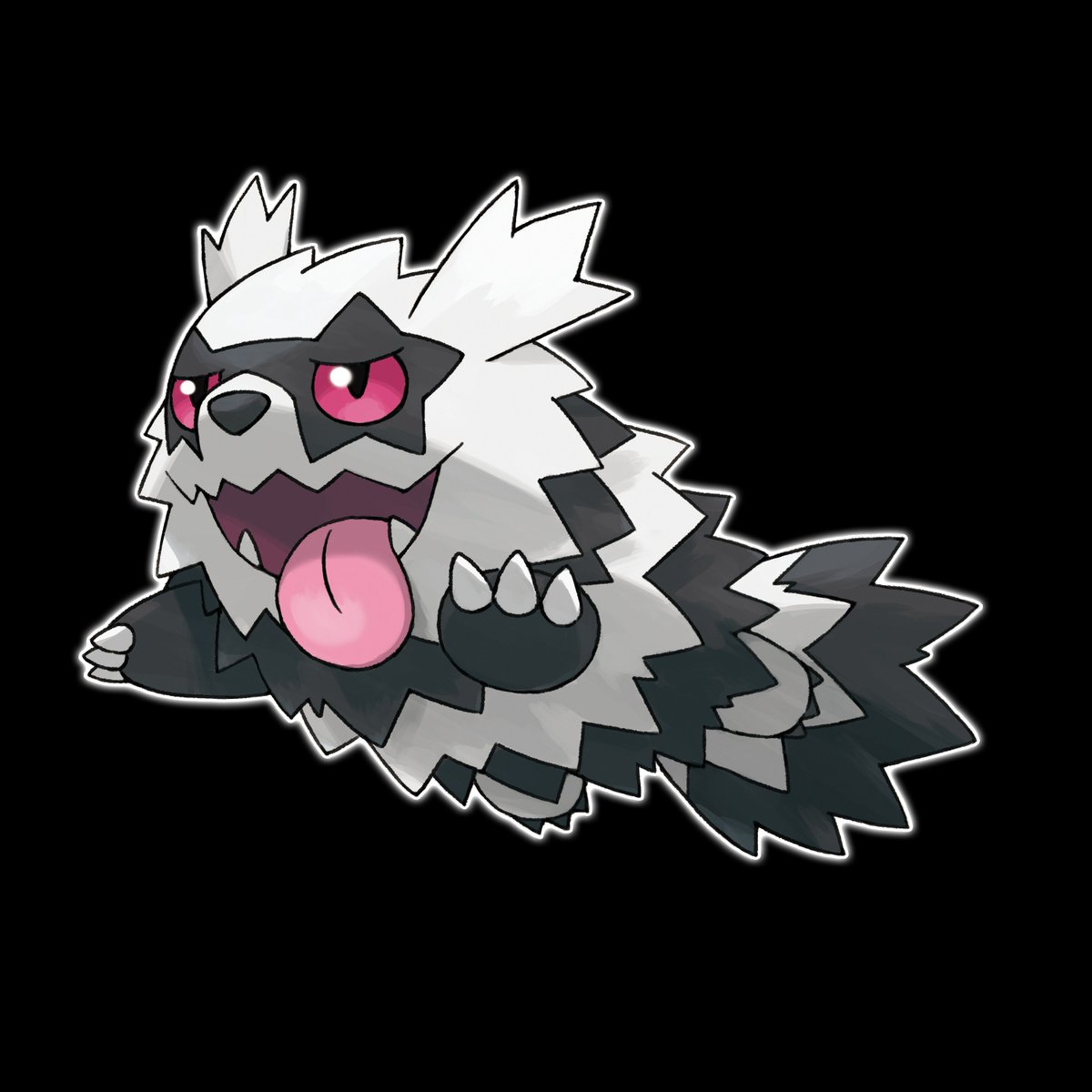 Pldh On Twitter Galarian Zigzagoon Type Dark