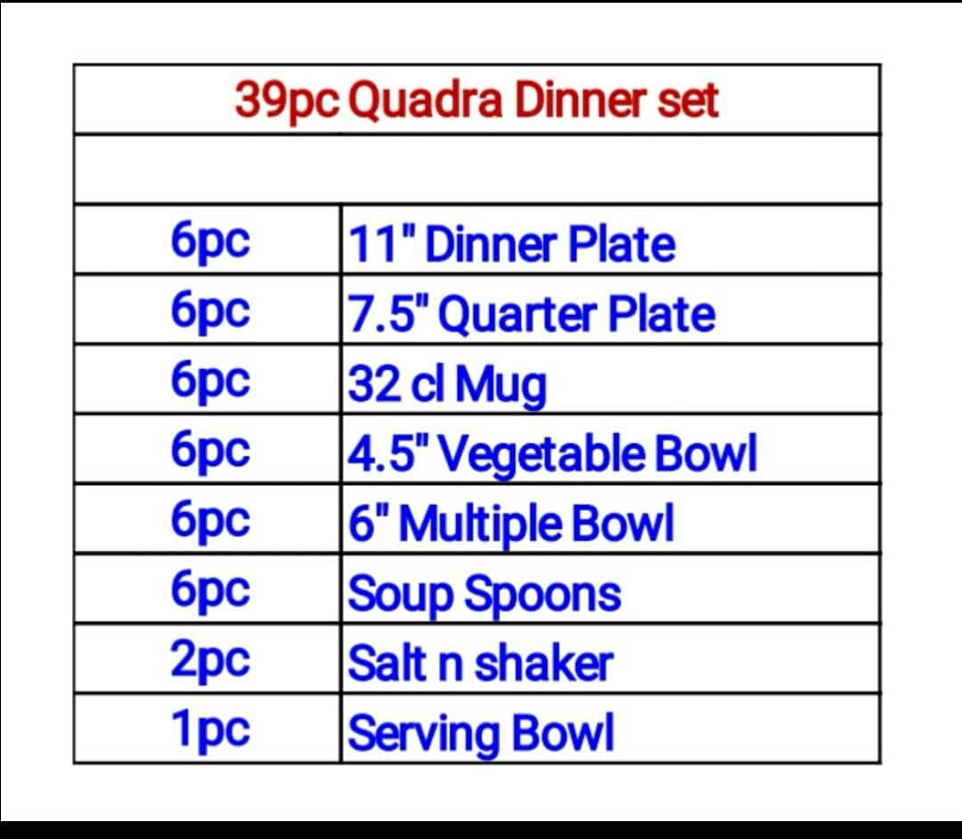 IshiVentures's tweet photo. DINNER SET
39Pcs
Ksh.5800.Kindly Call/Whatsapp us on ๐ฒ 0771994092 #ruracio #weddings #crockery #crockerylove #crockeryhire #crockeryunit #crockeryset #crockeryporn #cups #saucers #sideplates #teapots #plates #dinner #hotels #home #office https://t.co/4jYYCVKSw2