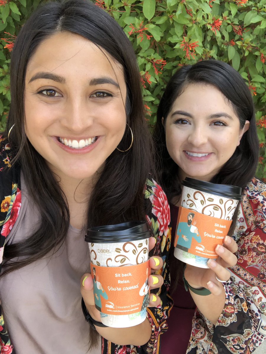 danabanaaa's tweet photo. Coffee with the most stylish coffee sleeves #ExploreSWBC https://t.co/eRSBfM83Nb