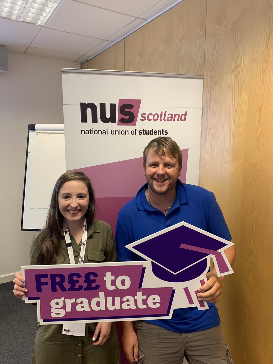 simpsonAY's tweet photo. #TeamHISA have already had some really positive chat with @ThinkUHI around graduation cost. Letβs just do it!! Scrap the costs and make it #FreeToGraduate https://t.co/DZyAJliGMM