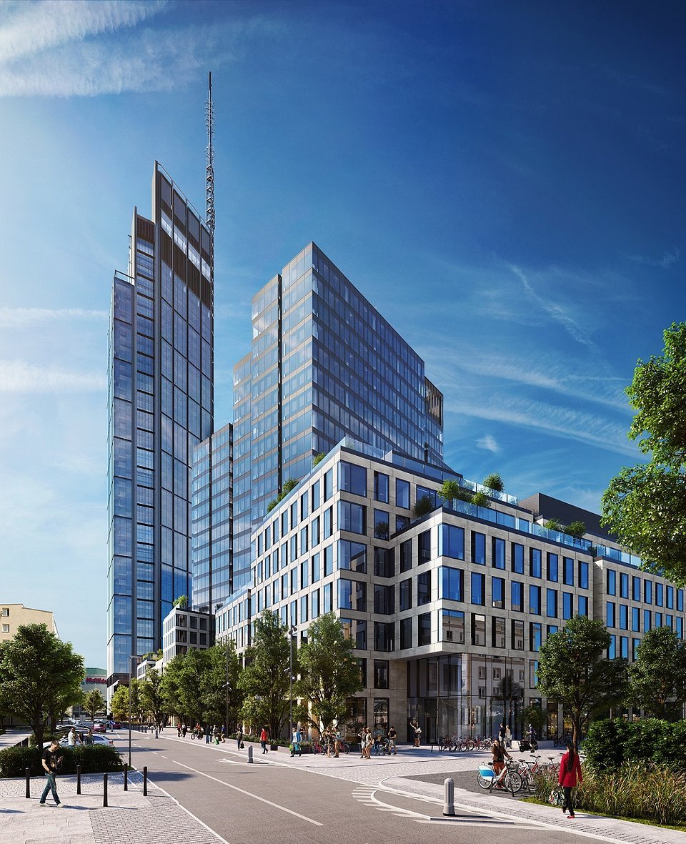 hbreavisUK's tweet photo. Next spring, #VarsoPlace will open its doors to 1,200 BGK employees. Located next to Warsaw Central Station, Varso is attracting many tenants with its offer of public amenities including a shopping arcade, a PZU Zdrowie health centre and a Zdrofit gym.
https://t.co/oVzTVVBBWd https://t.co/s7n9wGmQmc
