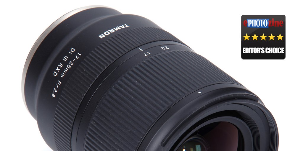 This comes as no surprise! @ePHOTOzine reviews the new Tamron 17-28mm f/2.8 Di III RXD (#A046) and scores it 5/5 stars and 'Editors Choice' 'The Tamron 17-28mm f/2.8 Di III RXD is a superb lens, handles well, performs well and at a good price' ephotozine.com/article/tamron…