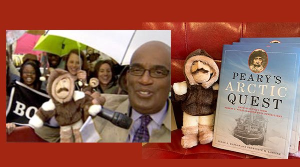 BowdoinCollege's tweet photo. #TBT to when @alroker spent time with Plush Peary on the @TODAYshow. A new book contains untold stories of early @ExplorersClub member Robert Peary's Arctic adventures.
https://t.co/6cjon82ZHN
https://t.co/bTdiz5sOc3
@arcticmuseum #history #book
@DownEastBooks 
@amazon #Arctic https://t.co/zAP6goEDTH