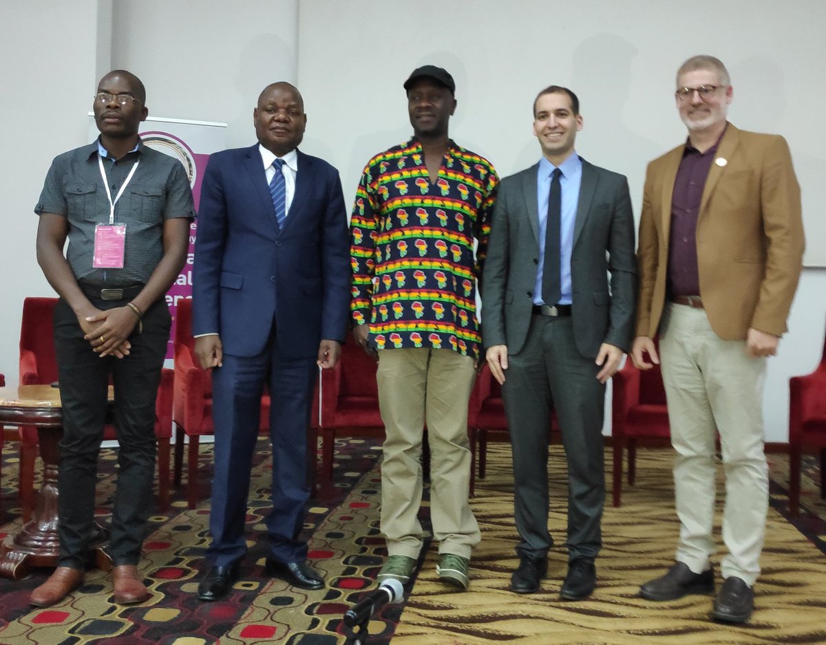 EyalDavid_mfa's tweet photo. #Malawi-#Israel night in #Nairobi! Celebrating the great relations between the countries in the @GoodDeedsDay Conference, with a movie about the encounter of 2 musicians: Gilad Segev 🇮🇱 &amp; Ben Mankhamba 🇲🇼, together with @malawihckenya &amp; Good Doers from #Africa 🎵
#GDDAfricaConf https://t.co/rxwNCb3dm1
