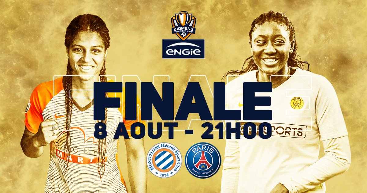 WomensFrenchCup's tweet photo. On vous donne également rendez-vous demain pour suivre la grande finale de la @WomensFrenchCup 2019  :

🏟 @PSG_Feminines  🆚 @MontpellierHSC 
⏰ 21H00
📍 Stade Michel Bendichou, Colomiers
🎟 https://t.co/Dhh5MwddMf
📺 A suivre en direct et en exclusivité sur @lachainelequipe https://t.co/5bT4GtOkaL