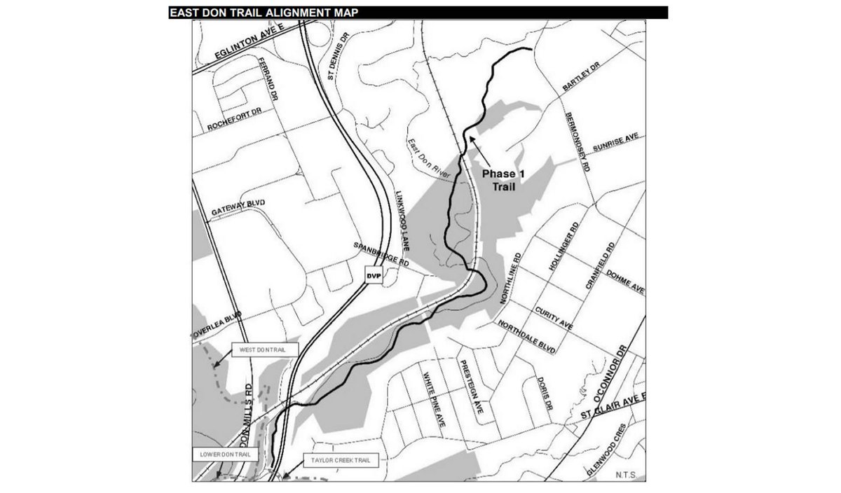 UPDATE -- East Don Trail Phase 1 statuson Monday (a stat holiday when construction crews were sure not to be there) i walked up the Phase 1 portion of the East Don Trail and took some pics  #DonValley   #EastDonTrail[thread]