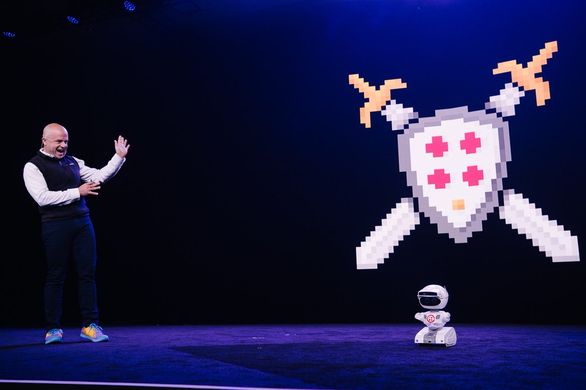 twilio's tweet photo. Meet Cedric, TwilioQuest's Virtual Intelligence Officer, powered by @MistyRobotics https://t.co/RnP0DeBcMx #SIGNALConf https://t.co/VzFltVhCwn