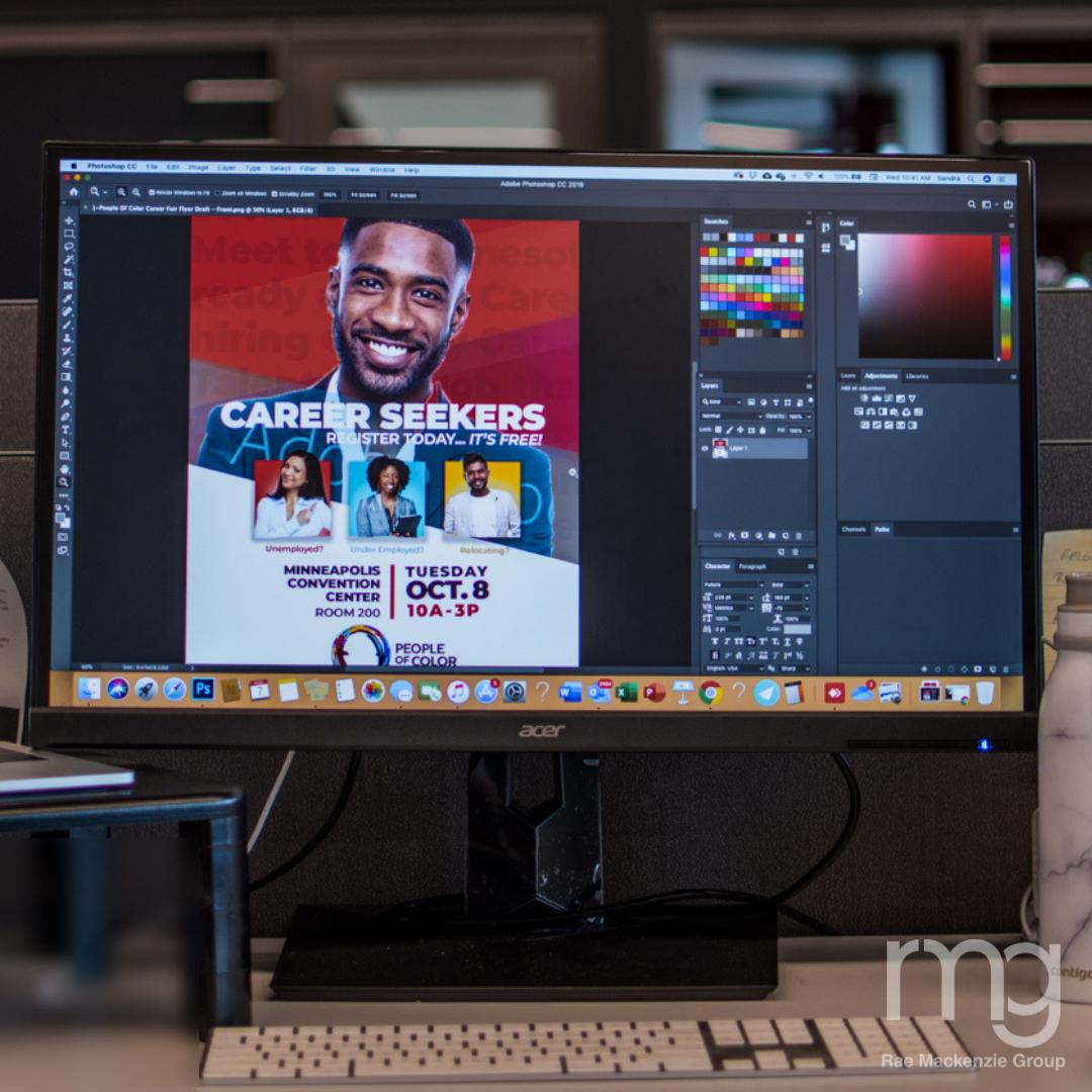 rmgcorp's tweet image. #NowProducing: We are so excited to roll out a new look for the @POCCareerFair &amp;amp; for Professionals Of Color to land their dream careers w/ top MN employers! For more deets visit poccareerfair.com &amp;amp; register today, it's free! 

📢: #POCaccess #ProfessionalsOfColor