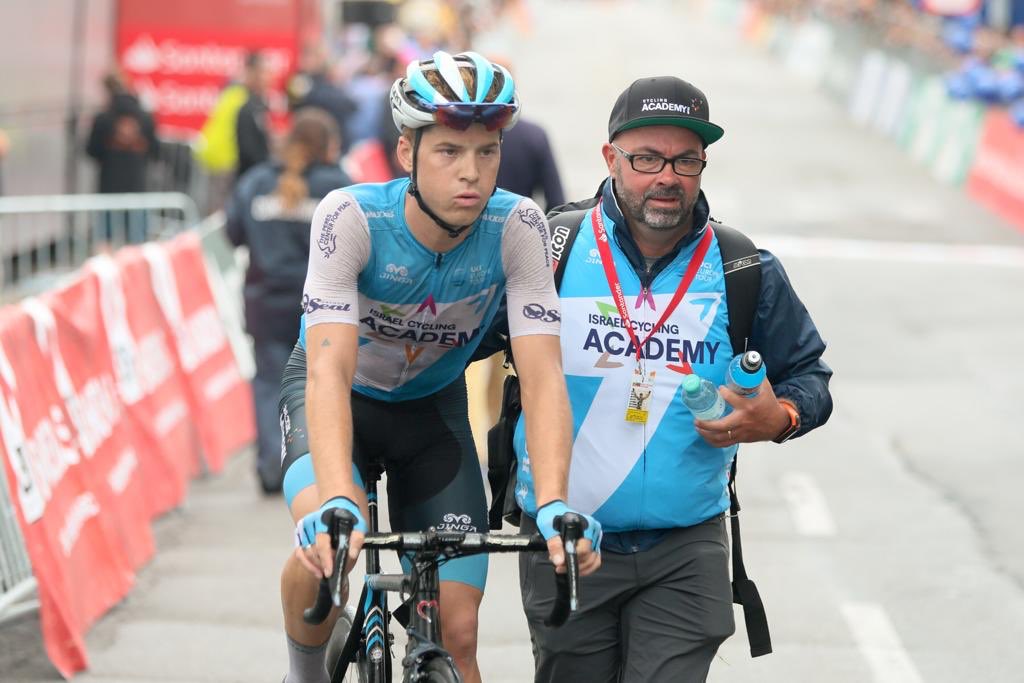 A bloody slip of the wheel, 300 meters to the finish, has ruined  our Canadian <a href="/benjefperry/">Benjamin Perry</a>’s great chance to cap a brilliant ride in #vueltaportugal - with a victory. He settled for 2nd and was left torn between pride and disappointment.