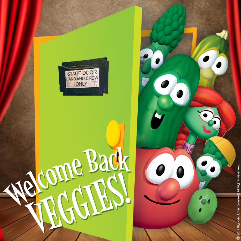 VeggieTales's tweet photo. Say hello to an all-new Veggie show coming October 22. https://t.co/iOoZ8UmaFv