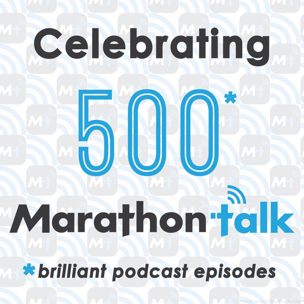 marathontalk's tweet image. On this week’s show we celebrate 500 episodes! We share some highlights, catch up with some of our favourite guests, speak to our wonderful production team, bring you some never heard before hilarious show outtakes and Tony shares a priceless sing along. You're in for treat!