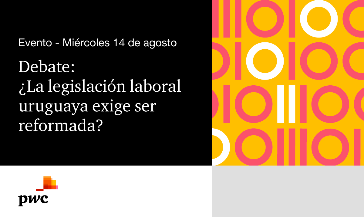 Referentes del Derecho de Trabajo conversarán sobre la legislación laboral uruguaya. En un debate moderado por <a href="/carrascomUY/">Martín Carrasco</a>, de <a href="/PwC_Uruguay/">PwC Uruguay</a>, Hugo Barreto, Jorge Rosenbaum y Juan Raso analizarán los cambios que podría requerir esta normativa. Más info: pwc.to/2YP4Mmn