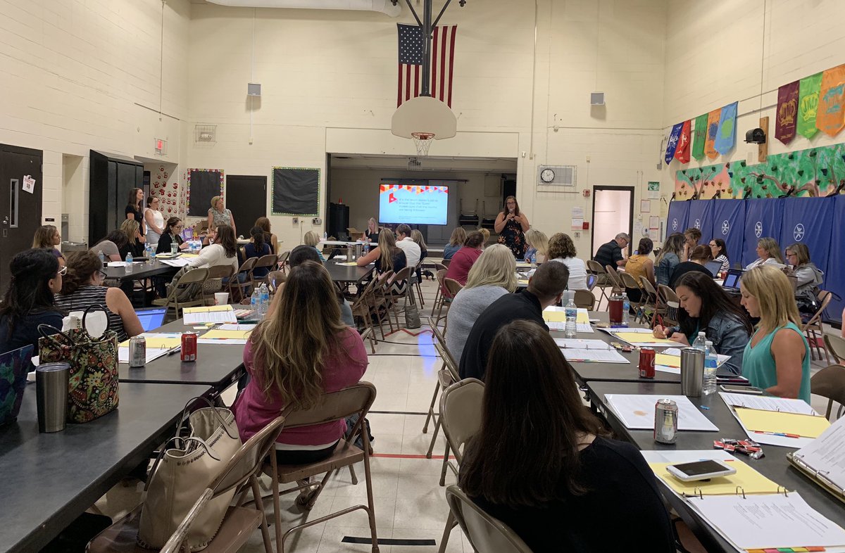 Appreciate our D45 team leaders, instructional coaches, and building administrators working hard to prepare for a successful 2019-2020 school year! <a href="/D45Schools/">School District 45</a> #d45learn4life