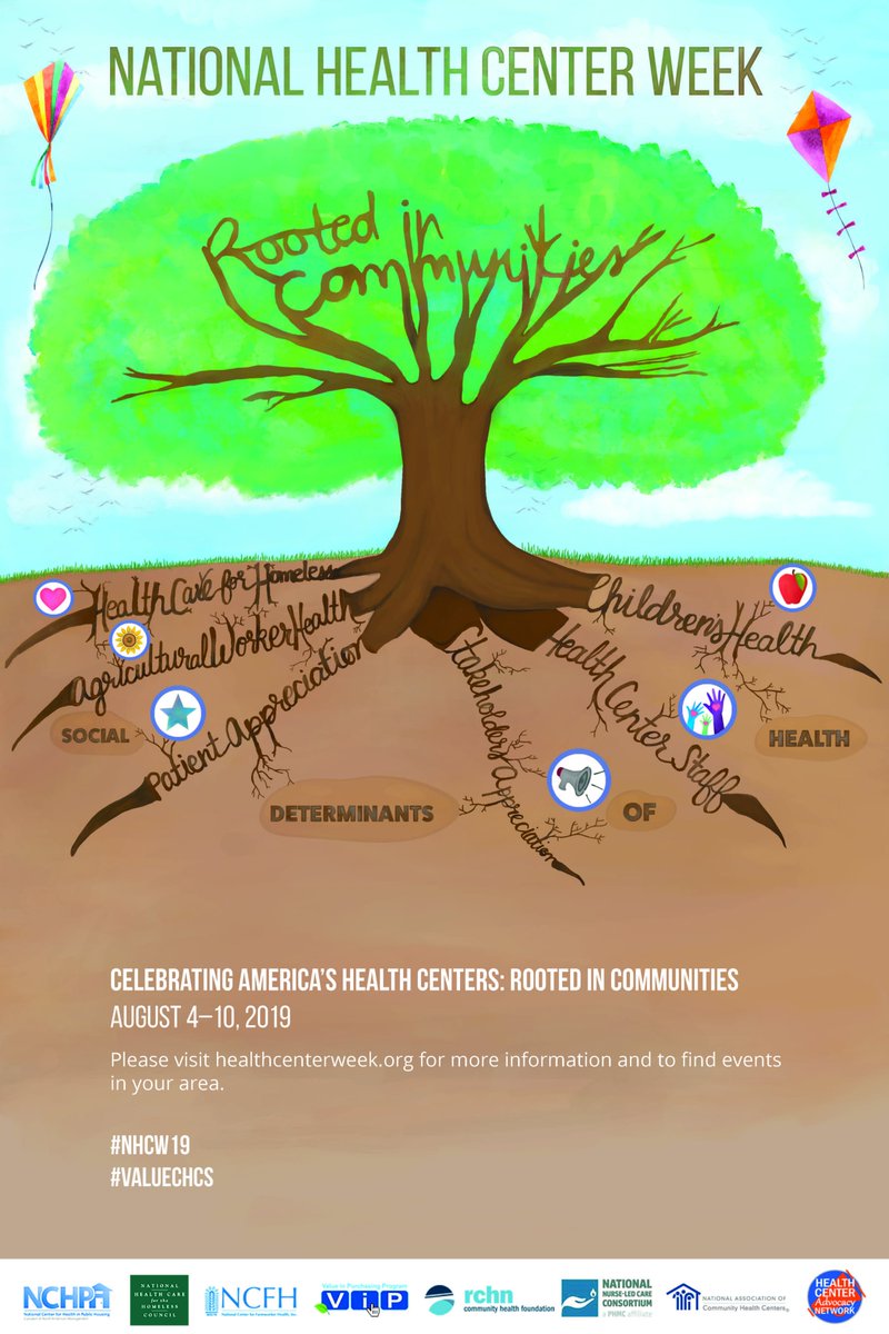 National Health Center Week (August 4th-10th) is an annual celebration with the goal of raising awareness about the mission and accomplishments of America’s health centers over the past five decades. This year we celebrate the ways that health centers are “Rooted in Communities”.