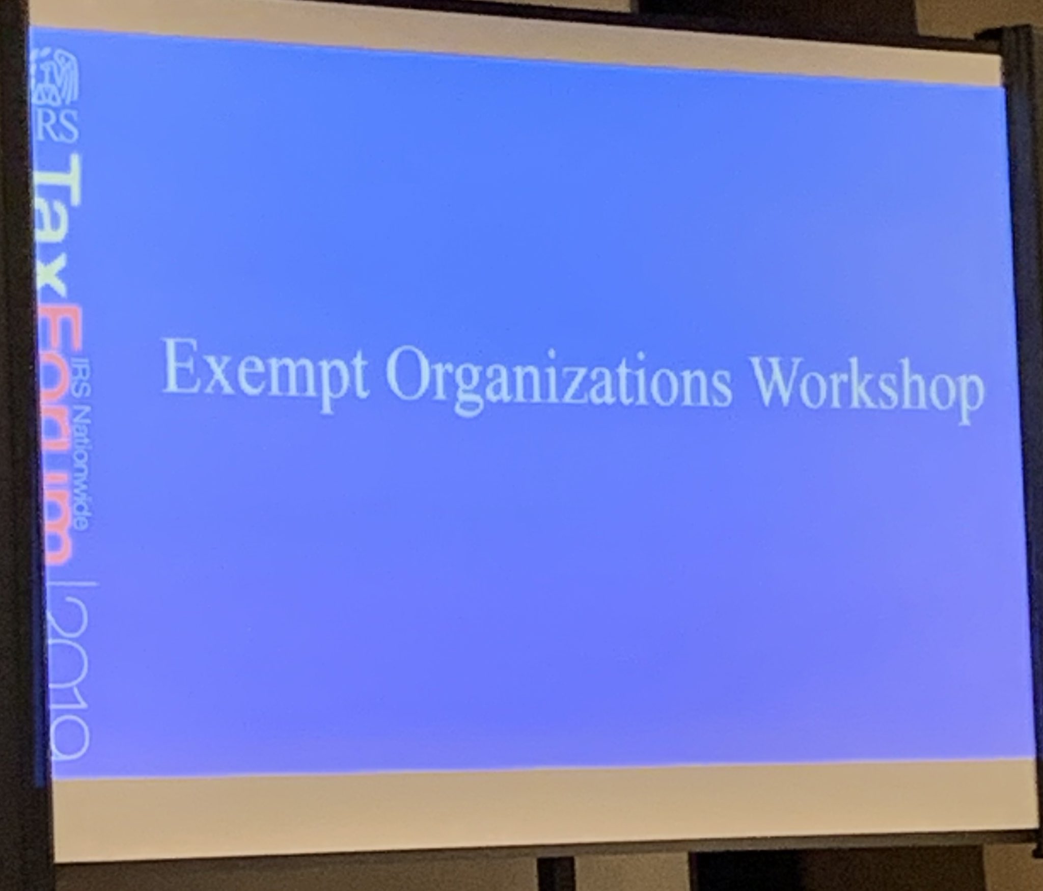 Scarsdale Group on Twitter "IRSTaxForum irstaxforum2019 exempt organizations play an import