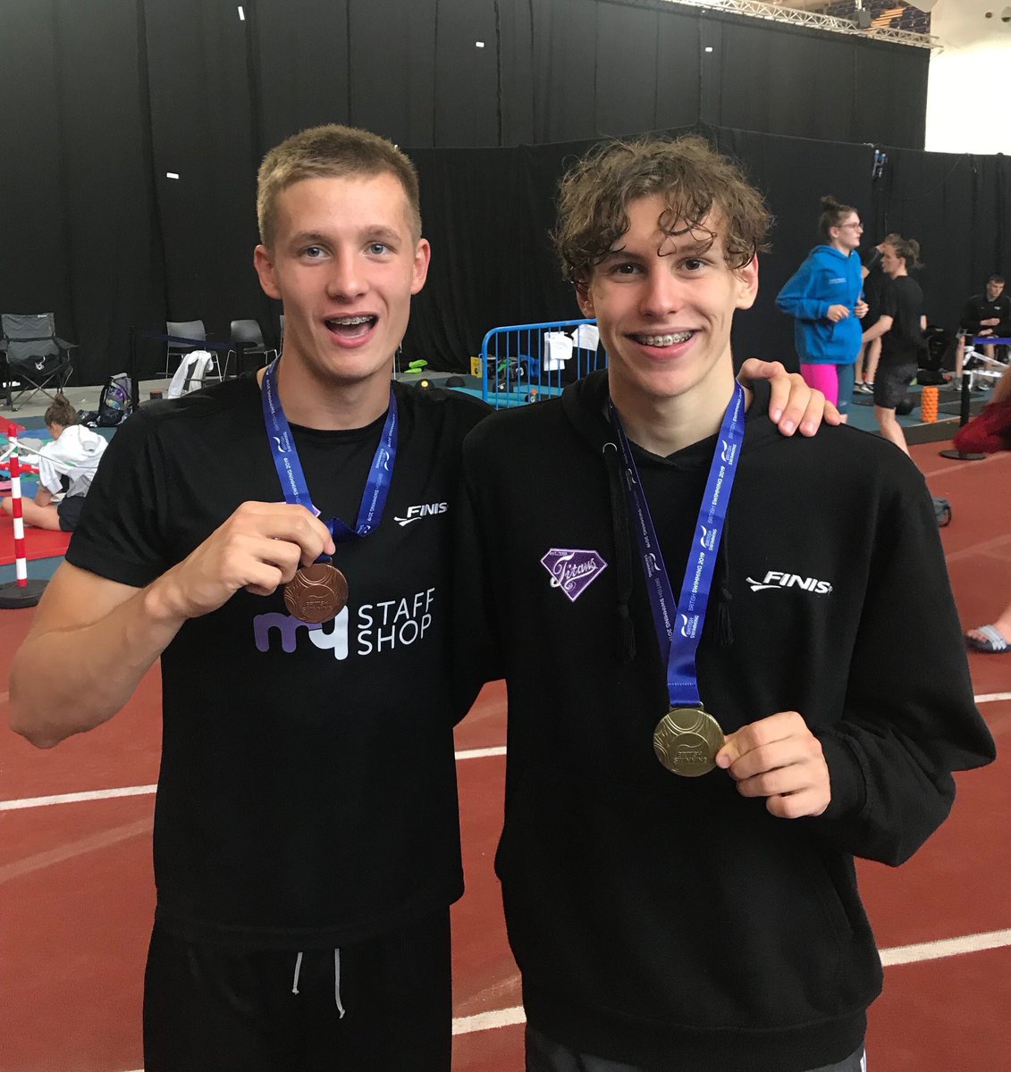 Happy to end the season on podium with <a href="/Joel_DThompson/">Joel Thompson</a>, thanks for great season #teamfinis <a href="/finisuk/">FINISUK</a>