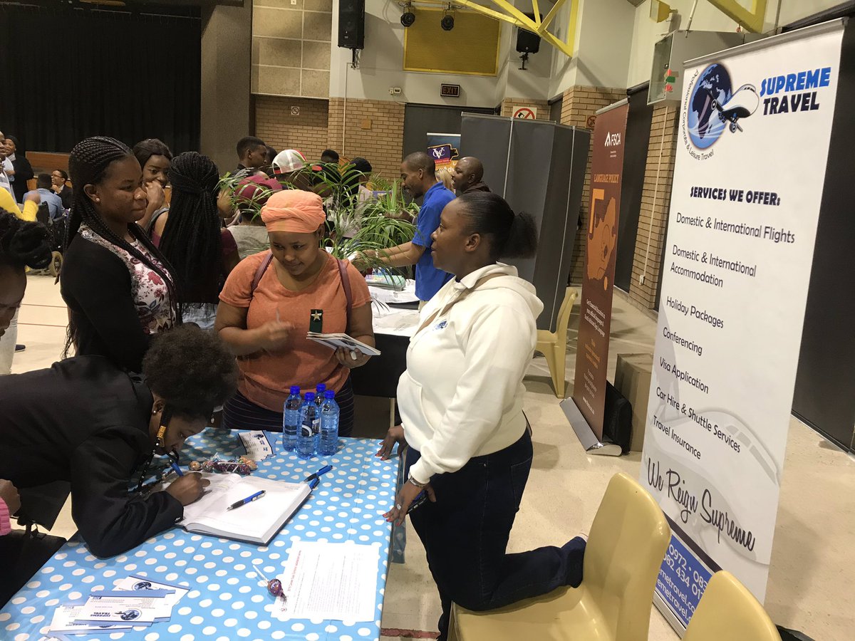 SupremeTravelZA's tweet photo. We were giving back #careerexpo, at #tut. Happy to have contributed. #SupremeTravel #Careers https://t.co/UvBl4bAthu