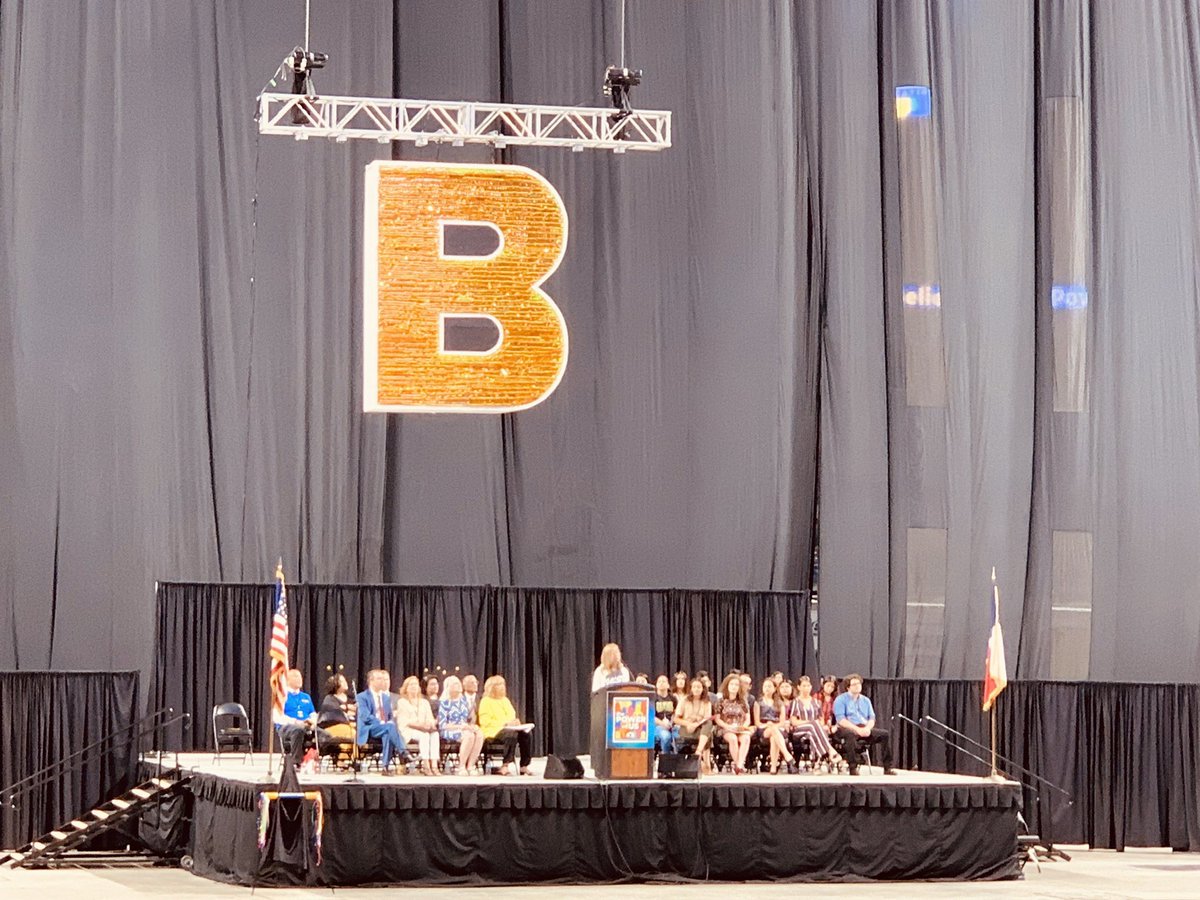 SAISDRLA's tweet photo. We are a B district! An urban district performing at top levels! Innovation! Passion! Commitment! #saisdconvocation19 #thepowerofus https://t.co/VghOcKxDlA